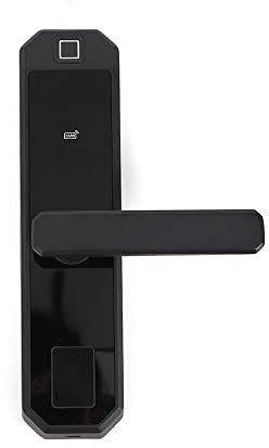 Touch Smart Lock TürschlossSchlank Fingerabdrucks Türschloss, Smartes Türschloss mit Griff, Digitalen Intelligentes Diebstahlsicherung Schloss Fingerabdruck Türschlösser Elektronisches NEU(schwarz)