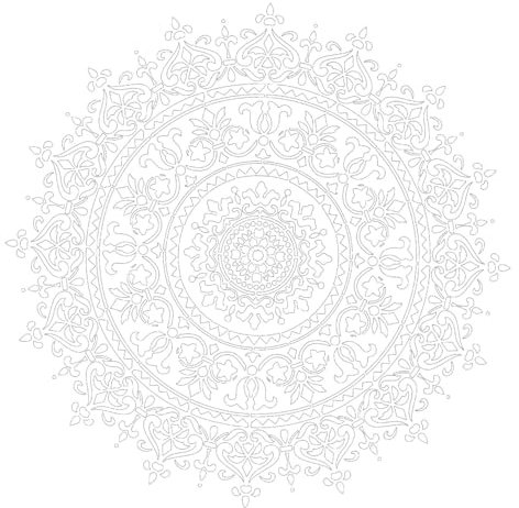 Nishiyuenyi Mandala Vorlage für Kreative Projekte, Bastelbedarf, Holz Und Leinwand