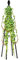 Arrovarp Outdoor Clematis Vine Jasmine Support, Trellis For Potted Plants, Outdoor Garden Rattan Trellis For Climbing Plants/Flowers, Trellis For Potted Plants, Metal Wire Pot Trellis Frame Stand