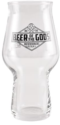 WACKEN BRAUEREI - 6x 100 ml Tasting Bierglas – Beer of The Gods – spülmaschinenfest – Craft Beer Gläser für IPA, Pale Ale – Kraft Bier Glas – Craftbier (100 ml, 6, stück)