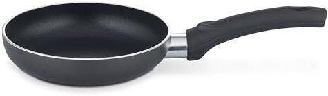 GSW Snackpfanne Cnuspa, Kleine Pfanne Induktion, Bratpfanne für Spiegelei & Pancakes, Aluminium mit VITAFLON® CLASSIC Beschichtung, Antihaft Pfanne 16 cm, Schwarz