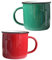 COLLBATH 4 Set Bicchiere D'acqua Smaltato Tazza Tazze Teiera Mini Tazzine Da Espresso Perdere Tazzine Caffe Bicchieri Caffe Travel Mug Boccale Smaltato Bicchiere Per Bere Smalto 2 Pezzi * 4