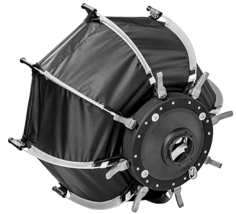 Yominerr Mini Softbox Portátil con Forma de Paraguas Octagonal + Softbox para Flash de Exterior con Rejilla en Forma de Panal