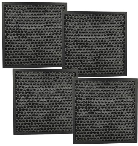 vhbw 4x Luftilter Ersatz für DeLonghi 5513710011 für Luftreiniger | Kombifilter HEPA + Aktivkohle