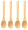 6 Pcs Wooden Spoon Set 6.3 Inch Wooden Honey Spoon Bamboo Small Kitchen Teaspoons for Daily Use Home Kitchen Supplies