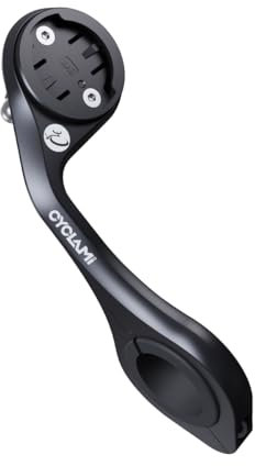 CYCLAMI Supporto Manubrio Bici per Garmin Edge GPS Bike Computer, XOSS G/G+, iGPSPORT Computer GPS con Gopro Supporto e Fotocamera Adattatore