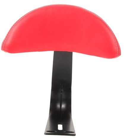 JOINPAYA Die sichere Rückenlehne der Sicherheitsruhe Bequeme Rückenlehne praktische hintere lehne Rückenlehne für Fahrrad Bequemer Fahrradsattel Fahrrad rückenkissen Leder rot