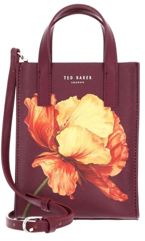 Ted Baker Damen S284078WINEO/S Printed Flower Mini Icon Bag Wine