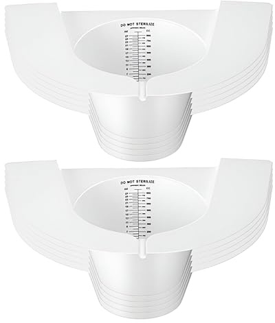 Specimen Collector Pan – Urine Collection Hat for Toilet, Pee Catcher & Sample Collection Kit, Medical Specimen Collection Container (10)