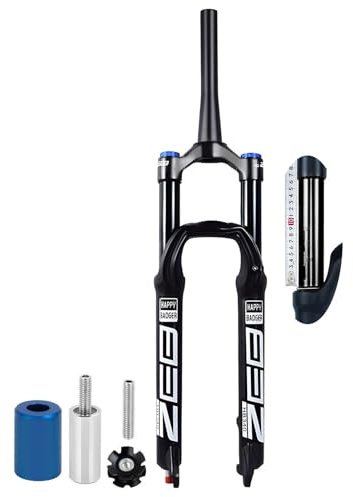 FKXSXAZ AuroraXQ Mountain Bike 26/27.5/29in Front Forks 160mm Travel, Rebound Adjust, QR 9mm, 1-1/8 Straight/Tapered, Remote/Manual Lockout XC/AM Air Suspension Fork