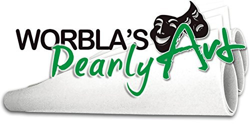 Worblas Perl/Pearly Art Platte Größe M (50x75cm Bastel Cosplay) thermoplastischer Werkstoff