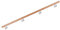 Handlauf Buche, lackiert, mit stabilen Halter aus Edelstahl, 36 Längen zur Auswahl ! (3.40m)