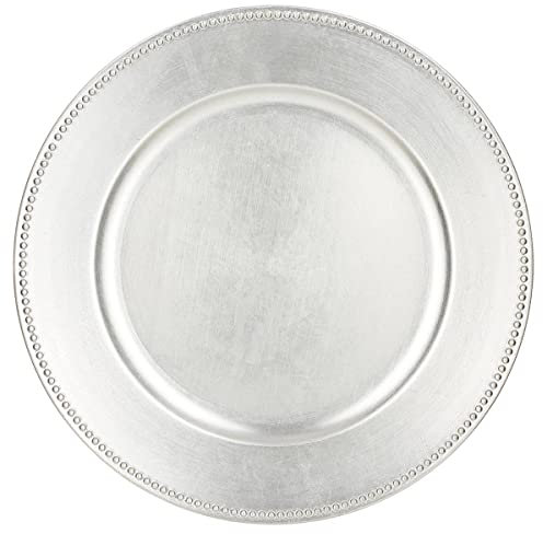 FEERIC LIGHTS & CHRISTMAS Plato de presentación Colorama de Noël D 33 cm Plateado