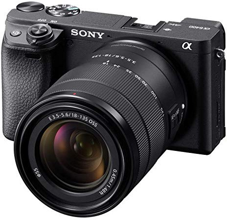 Sony Alpha a6400 Mirrorless Camera with 18-135mm Lens Black