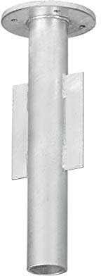 Dehner Bodenhülse für Ampelschirme, Ø ca. 14.5 cm, Höhe ca. 40 cm, Metall