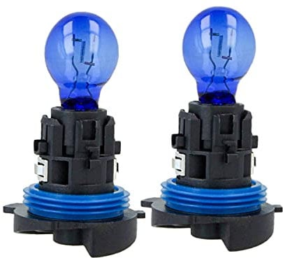 CARALL 2 Pezzi Lampade Alogene 12V Bianche ad Effetto Xenon (HP24W 12V 24W P24W)