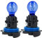 CARALL 2 Stück Halogenlampen 12V Weiß mit Xenon-Effekt (HP24W 12V 24W P24W)