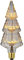 TianFan Lampadina a LED vintage, RGB, luce stellata, effetto fuochi d'artificio, lampadina decorativa E27 220/240 V (albero di Natale)