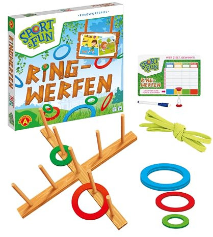 Alexander - Spiel Sport&Fun - X-Game - Gartenspiel für die ganze Familie - Gesellschaftsspiel für Kinder ab 4 Jahren, für 2-4 Spieler - Familienspiel
