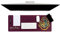 Paladone Official Harry Potter Hogwarts Crest Desk Mat, Purple Non-Slip