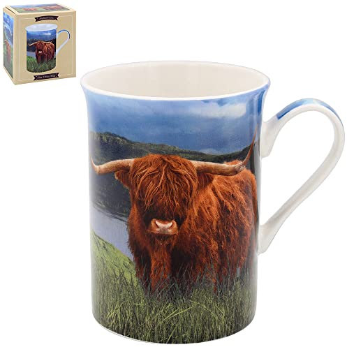 The Leonardo Collection Highland Cow Design Mug