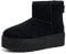 UGG Classic Mini Platform, Stivali alla Moda Donna, Nero, 43 EU