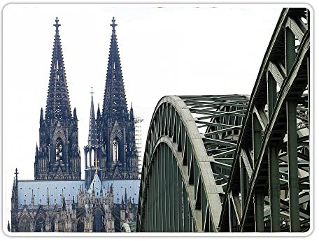 Vero Home 16308 Tischset 4-teilig | Motiv Orte Köln | Kratzfest abschwischbar | Maße: 39 x 29 cm