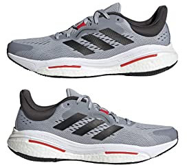 ADIDAS Herren Solar Control M Sneaker, Halo Silver Core Black Better Scarlet, 44 EU