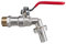 Wasserhahn Aussen 1/2 zoll, Wasserhahn Garten Frostsicher Universal Wasserhahn aus Messing Premium Kugelhahn für Haushalt, Garten, Waschmaschine Regentonne Industriebereic