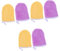Beavorty 6 Stk Handschuhe Zum Abschminken Peeling-gesichtshandschuhe Kosmetik-entferner-handschuh Reinigungshandschuhe Für Das Gesicht Mikrofasertücher Superfeine Faser Klares Wasser Bilden