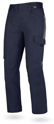 WÜRTH MODYF Bundhose Star CP Damen - Bequeme Arbeitshose für Damen - perfekt für Lager, Werkstatt, Baustelle- Oeko-TEX Standard 100 - Größe 52, in Dunkelblau