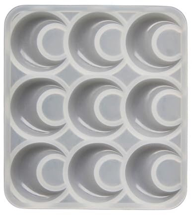 Stampo in silicone a forma di mezzaluna luna, per fai da te, in resina, ciondolo per collana