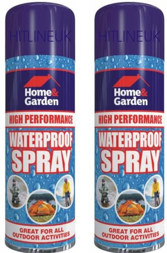 HitlineUK 2 x Protector Spray 300 ML - long lasting Waterproof and stain protection, Waterproof Spray to Protect Shoes Clothing Tents