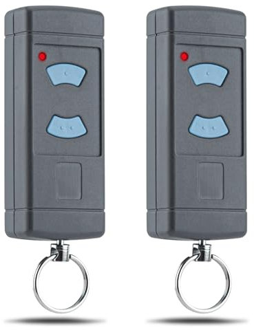 2er-Set Ersatz-Handsender HSE2-868 für Hörmann Torantriebe – 2-Kanal Mini-Fernbedienung kompatibel mit SupraMatic, ProMatic, RotaMatic & LineaMatic