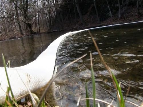 HalenHardy® 25′ SpillBoa® Oil Absorbent Boom | Absorbs Oils, Fuels & Other Petroleum Products | 4 per case | Absorbency: 28 gallons/case | Absorbency Each: 7 gallons/Each
