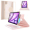 SOPPY Keyboard Case for iPad Air 11-inch (M3 2025 / M2 2024) & Air 4th/5th Gen, iPad Pro 11 inch (1st/2nd/3rd/4th Gen), Rotatable Magnetic Cover, Detachable Keyboard with Pencil Holder - Pink