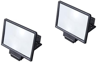 OKUMEYR 2 Stücke 3X Vergrößerung Handy Bildschirm Verstärker Telefon Bildschirm Lupe Für Visuelle Komfort