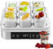 KYZTMHC Yogurtiera Automatica, Macchina per Yogurt Natto, con 9 barattoli di Vetro, con Display LED e Timer, con Controllo della Temperatura e del Tempo, per Yogurt Biologico Fatto in casa