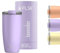 FLSK Tumbler Lavender – Tazza da caffè Premium da 500 ml in acciaio inox – 100% a prova di perdite, senza BPA e doppia parete – mantiene caldo 3 ore