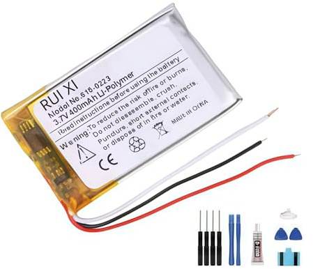 RUI XI Battery compatible for ipod Nano1 1st Gen Generation MP3 A1137 Nano 1 616-0223 400mAh 3.7V Batteries