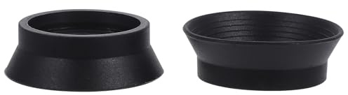 Gummi Mikroskop Augenmuschel Schutzkappe 30mm, 2 Stück Schwarz