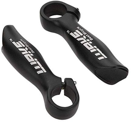 Docooler 2PCS Fahrrad Mountain Bike Fahrrad MTB Lenker Ende Aluminiumlegierung Sicherheit Griffe 22,2 mm (Black)