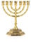 BRTAGG Kerzenständer Menora mit 7 Zweigen und 20cm Höhe - Inspiriert von den 12 Stämmen Israels und Jerusalem - Perfekt für jüdische Geschenke - Modell 4063