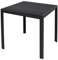 Mojawo Aluminium Gartentisch anthrazit/schwarz Esstisch Gartenmöbel Tisch Holzimitat wetterfest 80x80x74cm