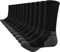 TANSTC Sneaker Socken Herren Damen 39-42, Winter Wärme Dicke Tennissocken Herrensocken Kuschelsocken, Baumwolle Arbeitssocken Sportsocken Füßlinge Baumwolle Laufsocken Wandersocken, Schwarz 6 Paar