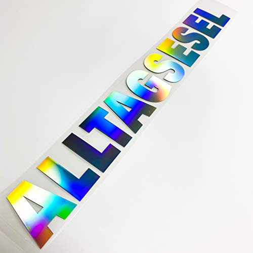 Oilslick ALLTAGSESEL Autoaufkleber Hologramm Tuningsticker Regenbogenfarben Sticker Schimmernd Frontscheibe Heckscheibe Seitenschweller Reflektierend 3D Effekt Daily Driven