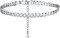 PROSILVER Damen Fußkettchen Armband 925 Sterling Silber Panzerkette Fußkettchen 5mm breit 22+5cm verstellbar Gliederkette Sommer Strand Schmuck für Frauen Männer