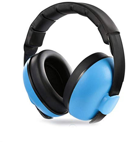 Casque antibruit pour bébé de 3 mois à 5 ans, bleu,