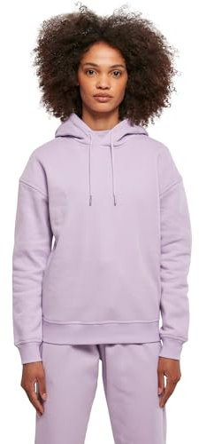 Urban Classics Ladies Organic Hoody, Felpa con Cappuccio Donna, Viola (Lilla), 4XL