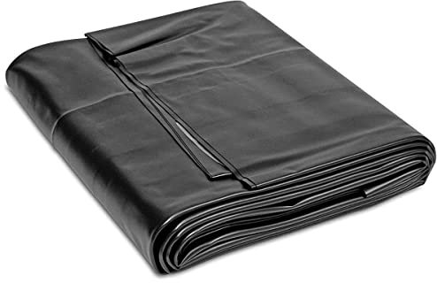 DYXJB Teichfolie Dachbegrünung 1mm Schwarz Strapazierfähig Unkrautflies Auf Rolle, Schützt Fischteiche, Bachfontänen und Wassergärten (Color : Black, Size : 8x10m)